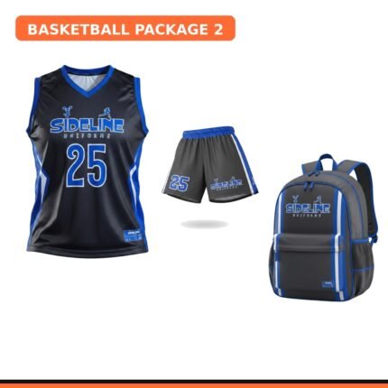Plus Package - custom basketball jersey, shorts, and team backpack