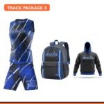 Custom track premium package - singlet, compression shorts, team backpack, and hoodie